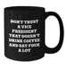 Funny Vice President Gifts for Men, Unique Black Coffee Mug with Don't Trust A Vice President That Doesn't Drink Coffee And Say F--k A Lot, Gifts from Friends to Vice President - Additional