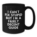 Funny Guide Gifts from Men for Guide Lovers on Mother's Day Black Coffee Mug - Additional