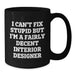 Funny Interior Designer Gifts, Unique Valentine's Unique Black Coffee Mugs for Interior Designers, Gift from Friends - Additional