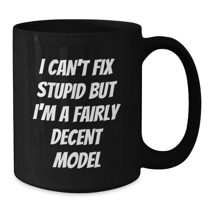 Funny Model Love Gifts from Friends Funny Black Coffee Mugs for Model Valentine's Unique Gifts - Additional