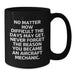 Inspiring Gifts for Aircraft Mechanic Men, Funny Black Coffee Mug, Valentine's Unique Gifts, Gifts from Friends, Gifts for Aircraft Mechanic Enthusiasts - Additional
