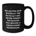 Gifts for Crime Scene Technician, Funny Valentine's, Black Coffee Mug - Never Forget Your Reason, Gifts from Family - Additional