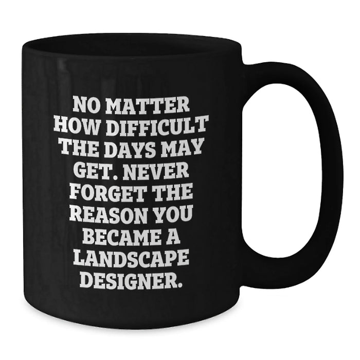 Funny Landscape Designer Gifts for Friends - Christmas Unique Mugs for Landscape Designers from Coworkers - Additional
