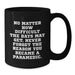 Funny Rescue Worker Gifts for Men Women Friends Family Members - Black Coffee Mug with Inspirational Quote for Rescue Worker Enthusiasts - Additional