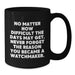 Watchmaker Inspiration Black Ceramic Coffee Mug Funny Valentine's Unique Gifts from Men to Watchmaker Friends - Additional