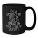 Funny Architect Gifts for Men, Black Coffee Mug, I'm An Architect, Sarcasm on Stupidity, Unique Father's Day Unique Gifts from Family - Additional