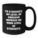 Gifts for Chemists, Funny 'I'm A Chemist' Black Coffee Mugs, Valentine's Unique Gifts from Friends - Additional