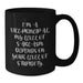 Funny Vice-principal Gifts for Men - I'm A Vice-principal. My Level Of Sarcasm Depends On Your Level Of Stupidity. Black Coffee Mug Valentine's Unique - Additional