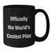 Funny Pilot Gifts from Friends, Black Coffee Mug for Pilot, Graduation Unique Gifts for Men - Additional