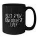 Funny Oncologist Gifts for Men, Best Effin' Oncologist Ever Quote, Black Coffee Mug, Birthday Unique Gifts from Friends - Additional