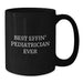 Gifts from Men to Pediatrician Black Coffee Mug - Best Effin' Pediatrician Ever Funny Quote, Unique Father's Day Unique Gifts for Pediatricians, Black 11oz/15oz Ceramic Mugs - Additional