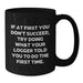 Funny Logger Black Coffee Mug Graduation Gift from Friends - Additional