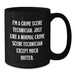 Fun Humorous Crime Scene Technician Black Coffee Mugs Gifts for Men Women Friends Family from Christmas Unique Gift - Additional