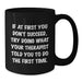 Gifts from Friends and Family for Therapist, Funny Quote on Black Coffee Mug, Perfect Graduation Unique Gifts - Additional
