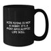 Funny Kite Flying Post-apocalyptic Life Skill Black Coffee Mugs for Kite Enthusiasts Gifts from Friends, Family, Coworkers, Graduation Unique Gifts for Men, Women, Kite Flying Lovers - Additional