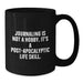 Funny Journaling Gifts from Friends for Journaling Lovers Black Coffee Mug - Birthday Unique Presents - Additional