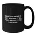 Funny Amateur Radio Gifts for Men - Birthday Unique Gifts from Friends to Amateur Radio Enthusiasts, Black Coffee Mug with Inspirational Quote about Amateur Radio Is Not A Hobby - Additional