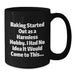 Baking Graduation Unique Gifts from Friends, Black Coffee Mug for Baking Enthusiasts, Funny Quote 'Baking Started Out As A Harmless Hobby I Had No Idea It Would Come To This...' - Additional