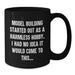 Funny Model Building Memories Graduation Gifts for Men from Friends - Black Coffee Mug - Additional
