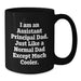 Funny Assistant Principal Gifts for Dad - Black Coffee Mug - I'm a Principal Dad Except Much Cooler - Additional