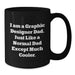 Graphic Designer Dad Gifts from Friends for a Unique Graduation - I Am A Graphic Designer Dad. Just Like A Normal Dad Except Much Cooler. Black Coffee Mug - Additional