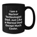 Funny Nuclear Technologist Dad Black Coffee Mug, Ideal Gifts from Mom and Dad for Graduation, Unique Nuclear Technologist Gifts for Him - Additional