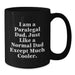 Funny Paralegal Gifts for Men Dad Black Coffee Mug Graduation Unique - Additional