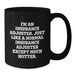 Funny Insurance Adjuster Gifts for Men, Black Coffee Mug with Sassy Quote, Gifts from Friends and Family for Christmas Morning - Additional