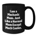 Funny Mechanic Gifts from Mom to Mechanic Friends, Graduation Unique Gifts for Mechanic Men and Women, Black Coffee Mug - Additional