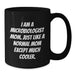 Funny Microbiologist Gifts for Mom, Black Coffee Mug for Graduation, Unique Gifts from Mom - Additional