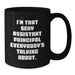 Funny Assistant Principal Christmas Unique Gifts from Friends for Men 11oz Black Coffee Mugs - I'm That Sexy Assistant Principal Everybody's Talking About - Additional