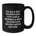 Funny X-Ray Technician Mug Gifts for Men from Friends - Additional