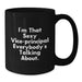 Funny Vice-principal Gifts for Men - Black Coffee Mug 'I'm That Sexy Vice-principal Everybody's Talking About' for Family Friends Coworkers - Additional