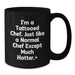 Funny Chef Gifts for Men Women Friends Family - Black Coffee Mug I'm A Tattooed Chef - Additional