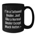 Funny Dealer Quote Gifts from Men for Women Friends Black Coffee Mugs, Graduation Unique Gifts for Dealer, Hotter Than Normal Dealer Ceramic Mugs - Additional