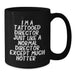Funny Director Gifts for Him, I'm A Tattooed Director Mugs for Coffee, Unique Black Coffee Mugs for Christmas - Additional