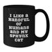 Gifts from Men, Women, Friends, Coworkers to Sphynx Cat Lovers, Inspirational Black Coffee Mugs, Funny Quote, Unique Gifts for Graduation - Additional