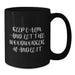 Gifts from Family and Friends to a Graduation Unique Woodworker - Black Coffee Mug with 'Keep Calm And Let The Woodworker Handle It' Quote, Funny Woodworker Gifts - Additional
