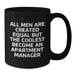 Gifts from Family, Funny Quote for Apartment Manager, Black Coffee Mug, Christmas Unique - Additional