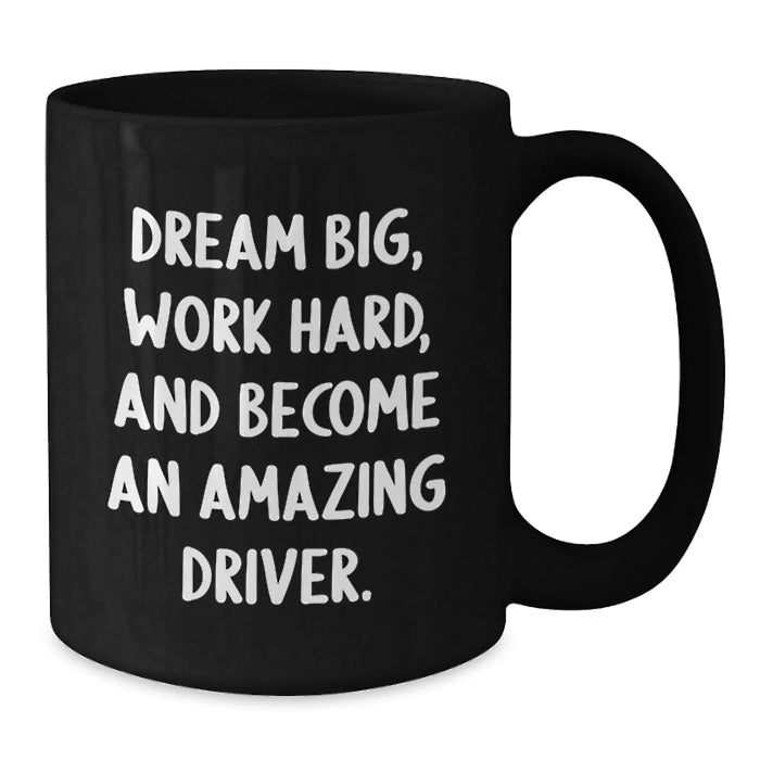Funny Driver Gifts from Friends - Driver Coffee Mug for Birthday Unique Gifts for Driver - Additional