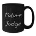Funny Judge Gifts, Black Coffee Mug for Future Judge, Christmas Unique Present Gifts from Friends - Additional