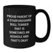 Funny Staffordshire Bull Terrier Dog Lover Gifts from Men to Friends and Family - Christmas Unique Mug - Additional