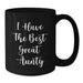Funny Aunty Gifts from Men - Great Aunty Black Coffee Mug, Unique Christmas Unique Gifts for Aunts - Additional