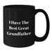 Funny Grandfather Quotes Black Coffee Mugs Gifts from Family for Grandfather's Birthday Unique - Additional