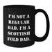 Funny Scottish Fold Cat Lover Gifts from Dad to Scottish Fold Cat Enthusiasts Black Coffee Mug - Unique Christmas Unique Gifts for Scottish Fold Cat Owners - Additional