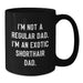 Funny Exotic Shorthair Cat Lover Gifts from Dad to Exotic Shorthair Cat, Black Coffee Mugs for Graduation, Unique Exotic Shorthair Cat Enthusiast Dad - Additional