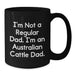 Australian Cattle Dog Black Coffee Mugs, Funny Inspirational Gifts from Men for Australian Cattle Dog Lovers, Christmas Unique Presents - Additional