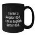 Funny English Setter Dad Black Coffee Mugs, Unique Gift from Dad to Son English Setter Lover, English Setter Dog Graduation Unique Gifts - Additional