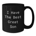 Funny Son Quotes Black Coffee Mugs, Gifts from Family for Great Son, Unique Christmas Unique Gifts - Additional