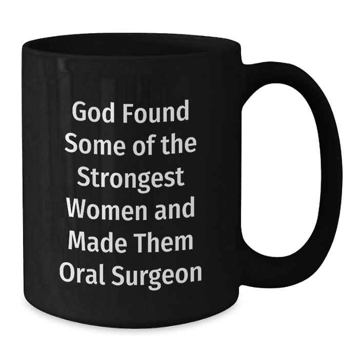 Funny Oral Surgeon Gifts for Him Her from Family Friends Coworkers, Unique Black Coffee Mug for Graduation - Additional